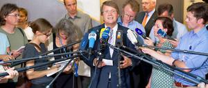 Nach seinem Auftritt im Parlamentarischen Kontrollgremium: Kanzleramtsminister Ronald Pofalla (CDU)