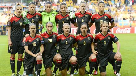Die deutschen Fußballerinnen haben es mal wieder geschafft - zumindest ins Finale.