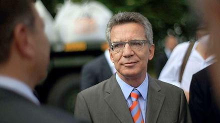 Bundesverteidigungsminister Thomas de Maizière.