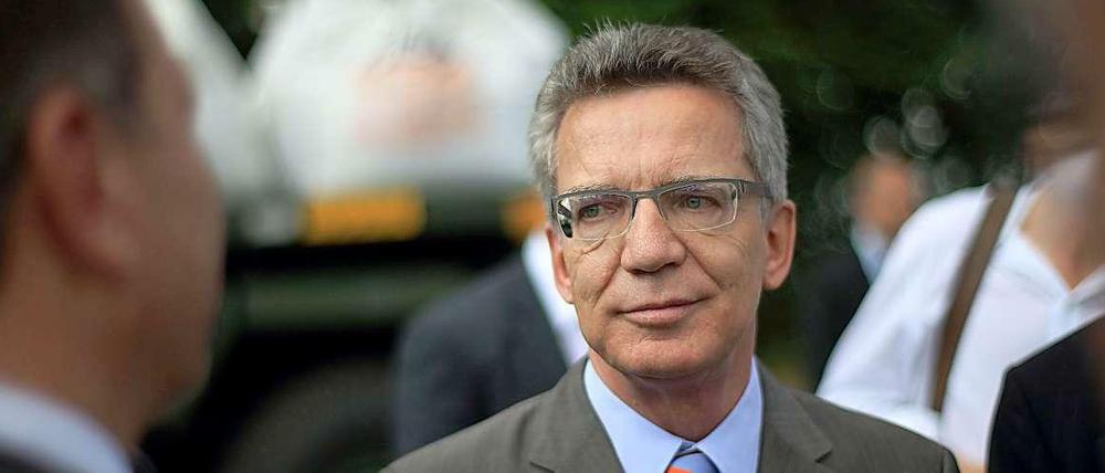 Bundesverteidigungsminister Thomas de Maizière.