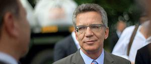 Bundesverteidigungsminister Thomas de Maizière.
