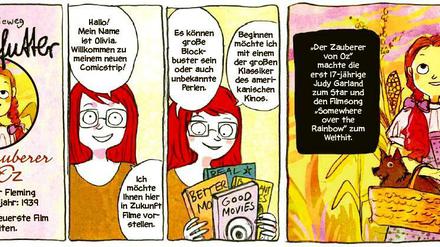 Willkommen! Die ersten Panels von Olivia Viewegs neuem Strip, der am Sonntag im Tagesspiegel Premiere hat.