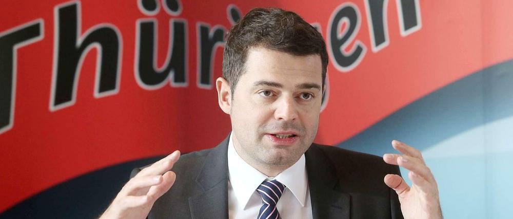 Thüringer Fraktionsvorsitzende der CDU Mike Mohring.