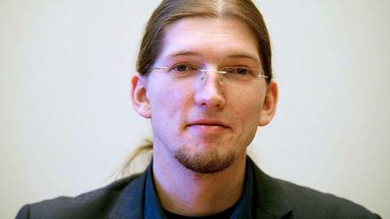 Berliner Pirat und Vorsitzender des Flughafen-Untersuchungsausschusses Martin Delius.