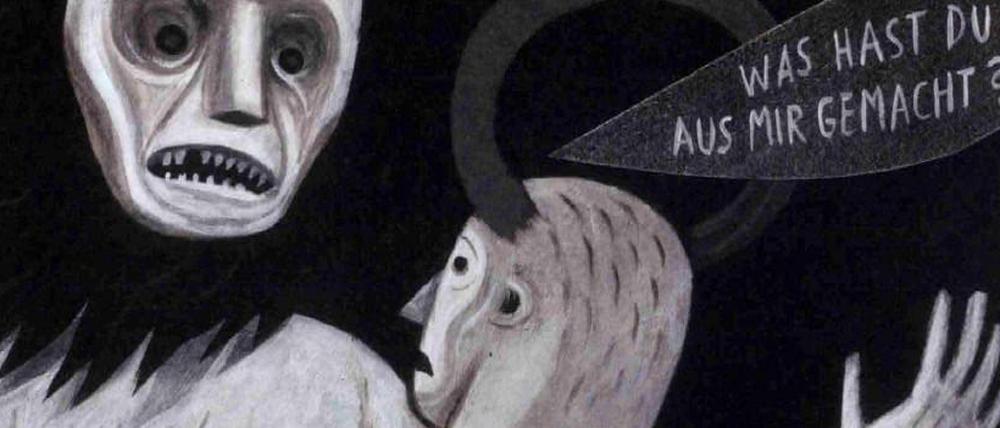 Animalisch-menschliches Zwitterwesen: Eine Szene aus dem besprochenen Buch.