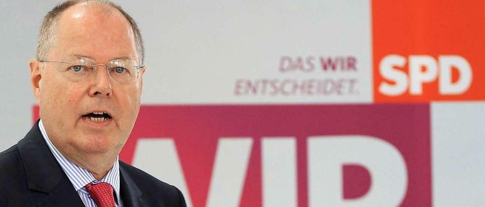 SPD-Kanzlerkandidat Peer Steinbrück