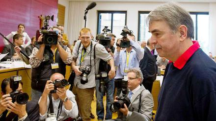 Gustl-Mollath vor Journalisten