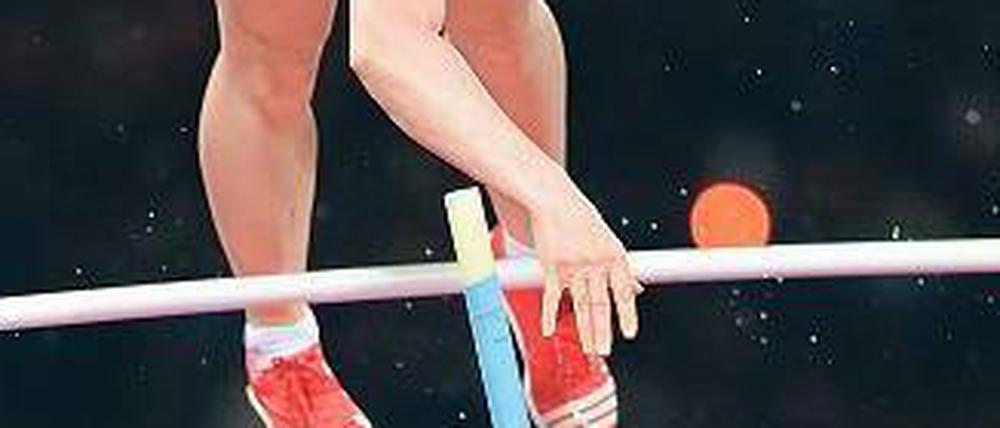 Undankbarer Sprung. 2012 verpasste Spiegelburg knapp eine Olympia-Medaille. Foto: dpa