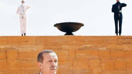 Paranoia macht sich breit. Ministerpräsident Tayyip Erdogan. 