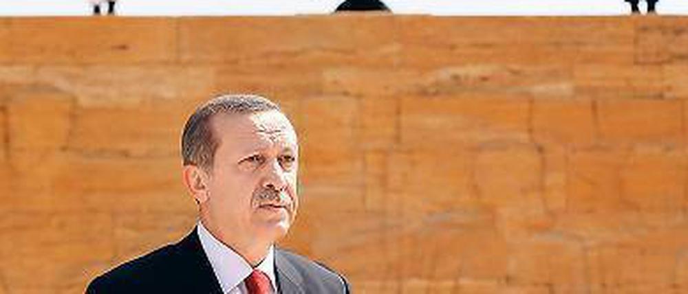 Paranoia macht sich breit. Ministerpräsident Tayyip Erdogan. 