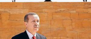 Paranoia macht sich breit. Ministerpräsident Tayyip Erdogan. 