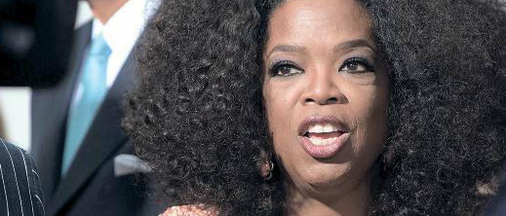 War für die Hochzeitsfeier von Tina Turner in Zürich zu Besuch. Oprah Winfrey. 