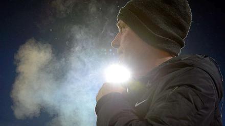 Plötzlich im Scheinwerferlicht: SC-Trainer Christian Streich.