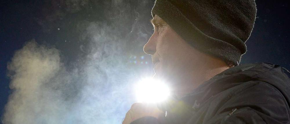 Plötzlich im Scheinwerferlicht: SC-Trainer Christian Streich.