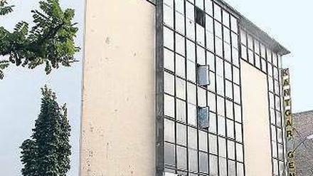 Extremes Gebäude. Die Kant-Garagen wurden 1929 bis 1930 gebaut.