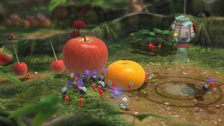 Szene aus "Pikmin 3".