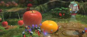 Szene aus "Pikmin 3".