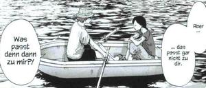 Streben nach Glück: Eine Seite aus dem ersten Band von "Solanin".