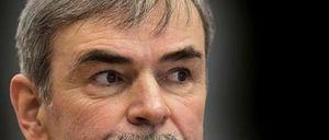 Unfreiwilliger Werbeträger. Gustl Mollath auf einem Werbebild des Autovermieters Sixt. 