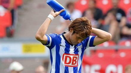 Späte Dusche: Nach dem 2:2 in vorletzter Minute haben die Berliner nun vier Punkte auf dem Konto und stehen auf Platz sechs.