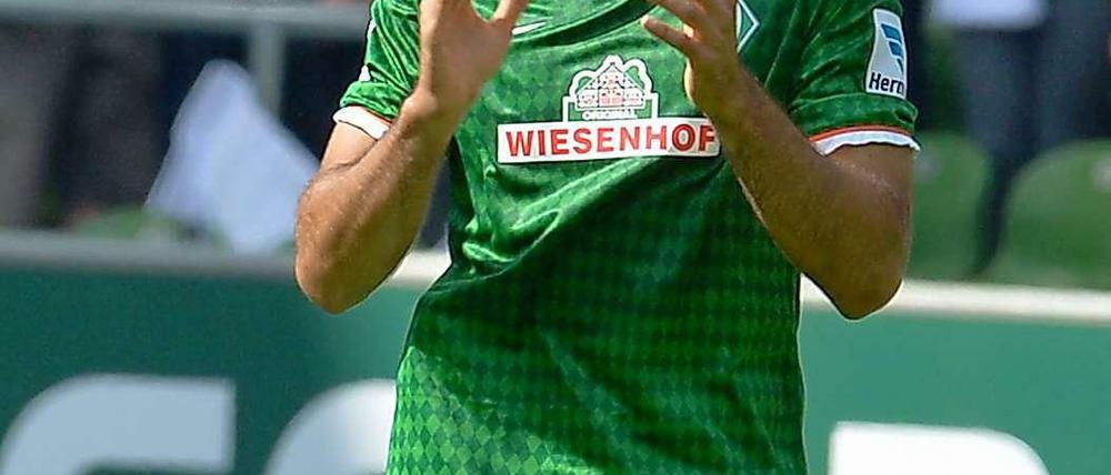 Mehmet Ekici sorgte mit seinem 1:0-Siegtreffer gegen den FC Augsburg für einen gelungenen Dutt-Einstand im Weserstadion.