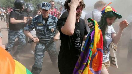 In Russland werden zunehmend Homosexuelle verfolgt.
