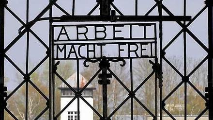 Das Tor des ehemaligen Konzentrationslagers Dachau.
