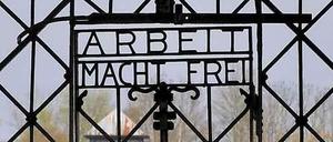 Das Tor des ehemaligen Konzentrationslagers Dachau.