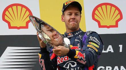 Keine Spannung in Spa: Sebastian Vettel gewinnt auch den Großen Preis von Belgien.