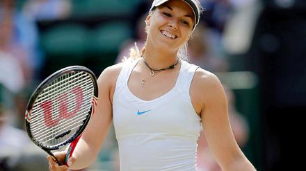Das war noch gut. Lisicki in Wimbledon.