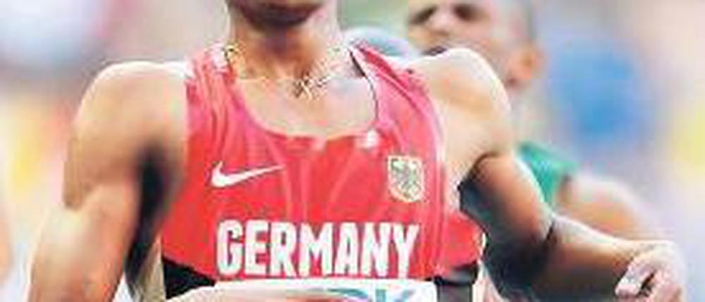 Neudeutsch und schnell. Tesfaye startet heute im Finale über 1500 Meter. Foto: dpa