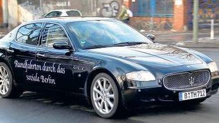 Ein Mann, ein Auto. Harald Ehlert fuhr einst in diesem Maserati und sorgte damit für Skandal.