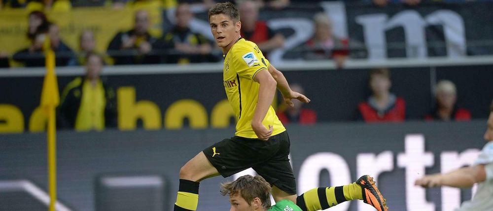 Jugend forsch bei Vizemeister Dortmund. Jonas Hofmann bekommt das Vertrauen von Trainer Jürgen Klopp.