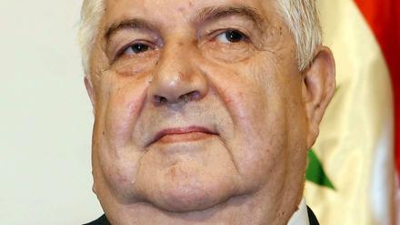 Der syrische Außenminister Walid al-Muallim.
