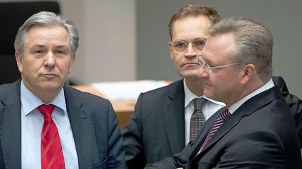 Klaus Wowereit, Michael Müller und Frank Henkel