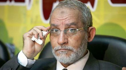 Mohammed Badie wurde am 20. August in Kairo verhaftet. Er gilt als Oberhaupt der ägyptischen Muslimbrüder. 