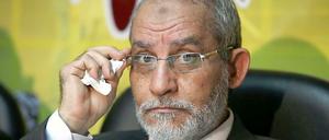 Mohammed Badie wurde am 20. August in Kairo verhaftet. Er gilt als Oberhaupt der ägyptischen Muslimbrüder. 