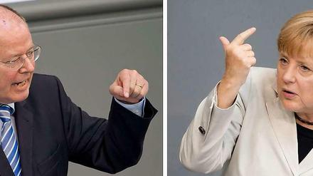Der Wahlkampf geht in die heiße Phase. Beim TV-Duell gehen der SPD-Kanzlerkandidat Steinbrück und Kanzlerin Merkel in den Zweikampf.