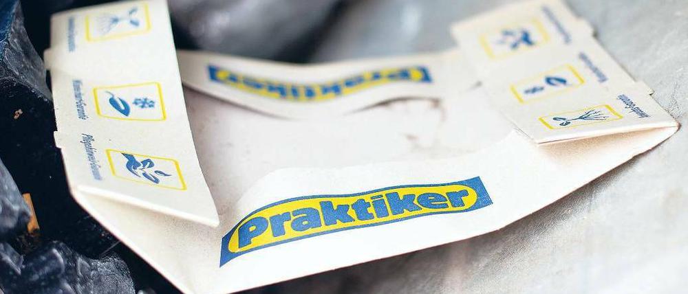 Nicht auf dem Zettel der Investoren stehen die 130 Praktiker- und Extra-Märkte, die jetzt all ihre Ware verkaufen müssen. Foto: dpa