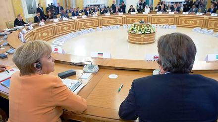 Die Teilnehmer beim G-20-Gipfel.