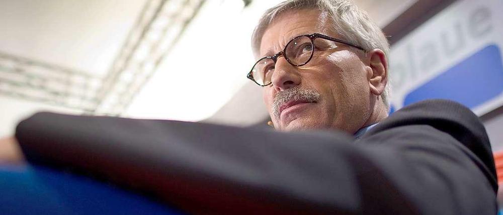 Thilo Sarrazin meldet sich wieder zu Wort. Die Berliner SPD ist genervt.