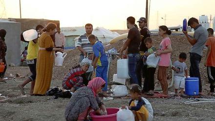 Der Krieg trieb sie fort. Syrische Flüchtlinge haben vor allem in den umliegenden Ländern Zuflucht gefunden - wie hier im irakischen Sulaimaniya.
