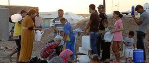 Der Krieg trieb sie fort. Syrische Flüchtlinge haben vor allem in den umliegenden Ländern Zuflucht gefunden - wie hier im irakischen Sulaimaniya.