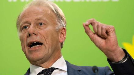 Grünen-Spitzenkandidat Jürgen Trittin verteidigte sich am Montag gegen Vorwürfe in der Pädophilie-Debatte.