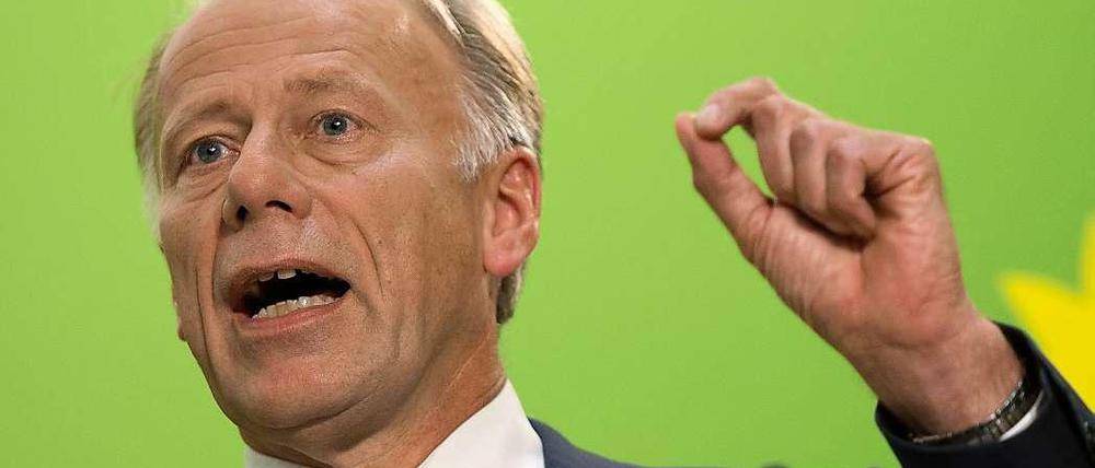 Grünen-Spitzenkandidat Jürgen Trittin verteidigte sich am Montag gegen Vorwürfe in der Pädophilie-Debatte.