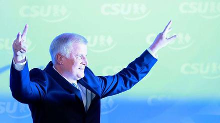 Bayerische Lichtgestalt. Ministerpräsident Horst Seehofer.