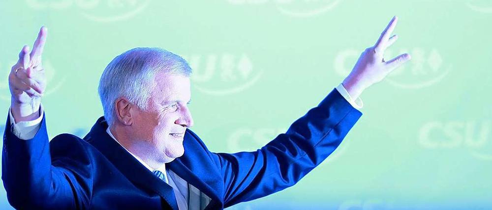 Bayerische Lichtgestalt. Ministerpräsident Horst Seehofer.