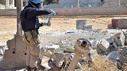 UN-Inspekteur sucht nach Spuren von Chemiewaffen in Syrien