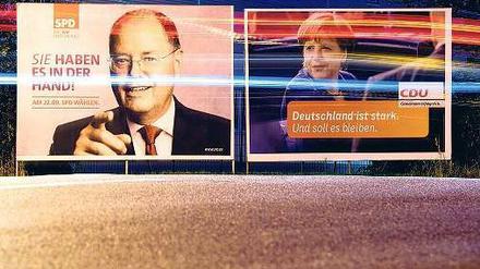 In Bewegung. Je klarer das Wahlergebnis ausfällt, desto schneller gehen Börsianer zur Tagesordnung über. Foto: dpa