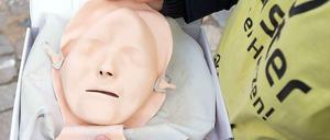 Hat weitgehend ausgedient: Maske für Wiederbelebungs-Übungen.